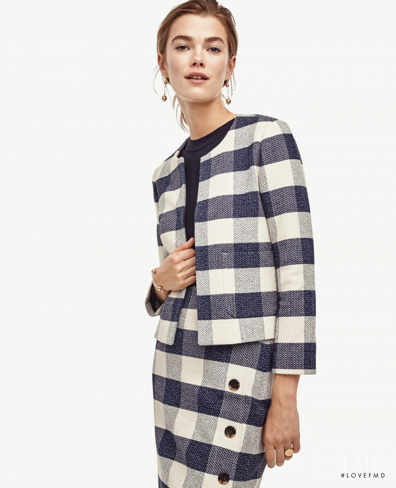 Mathilde Brandi featured in  the Ann Taylor catalogue for Summer 2016