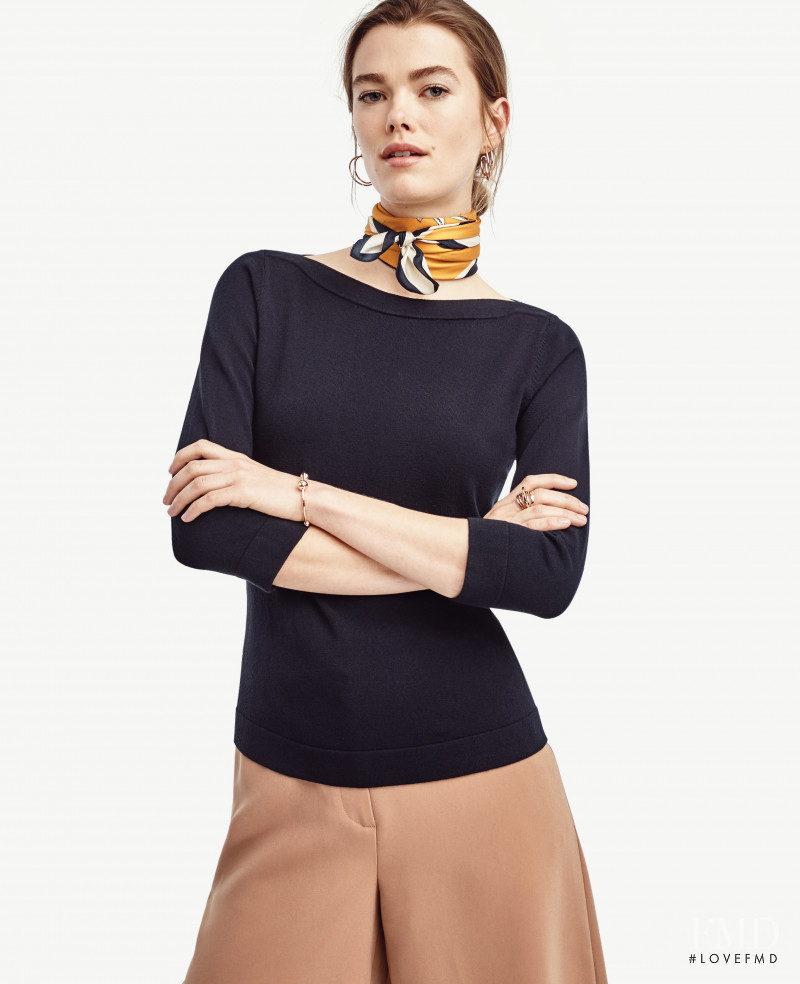 Mathilde Brandi featured in  the Ann Taylor catalogue for Summer 2016