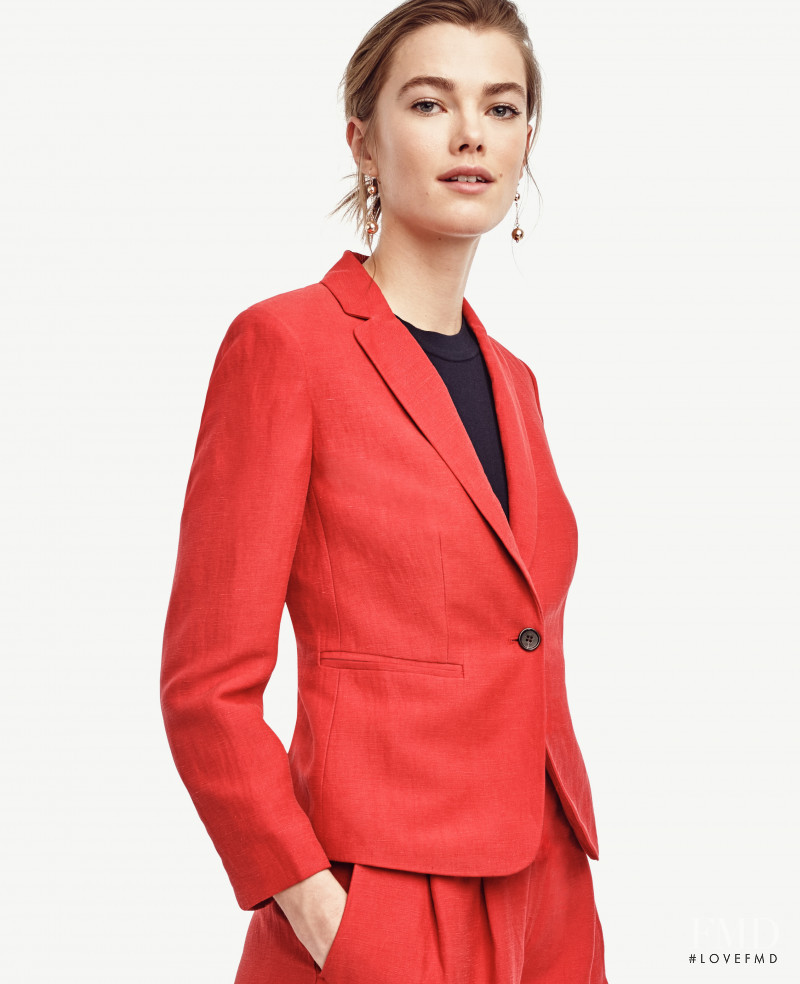 Mathilde Brandi featured in  the Ann Taylor catalogue for Summer 2016