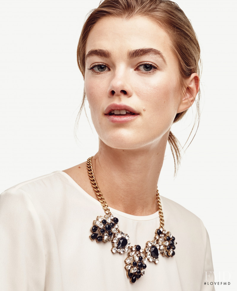 Mathilde Brandi featured in  the Ann Taylor catalogue for Summer 2016