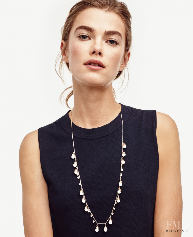 Mathilde Brandi featured in  the Ann Taylor catalogue for Summer 2016