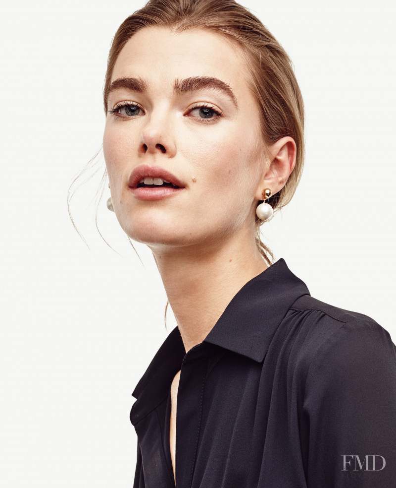 Mathilde Brandi featured in  the Ann Taylor catalogue for Summer 2016