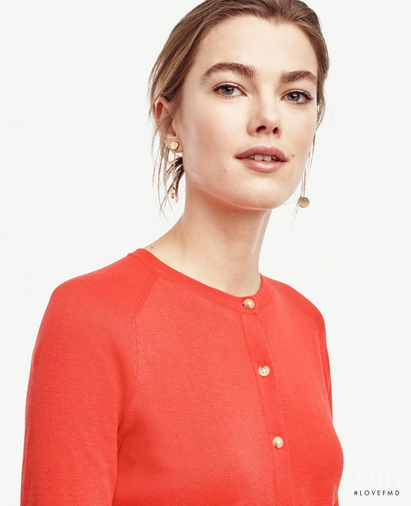 Mathilde Brandi featured in  the Ann Taylor catalogue for Summer 2016