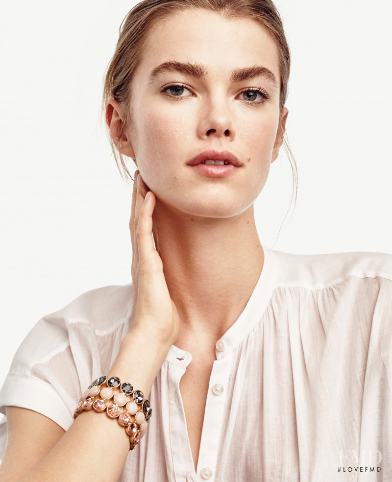 Mathilde Brandi featured in  the Ann Taylor catalogue for Summer 2016