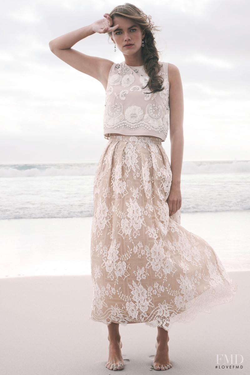 Mathilde Brandi featured in  the BHLDN Bridal lookbook for Spring/Summer 2015