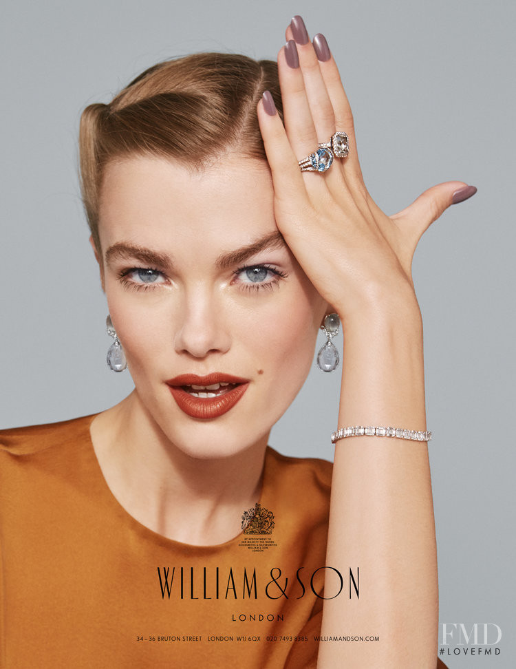 Mathilde Brandi featured in  the William & Son advertisement for Autumn/Winter 2016