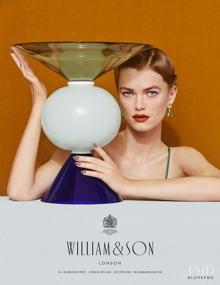 Mathilde Brandi featured in  the William & Son advertisement for Autumn/Winter 2016