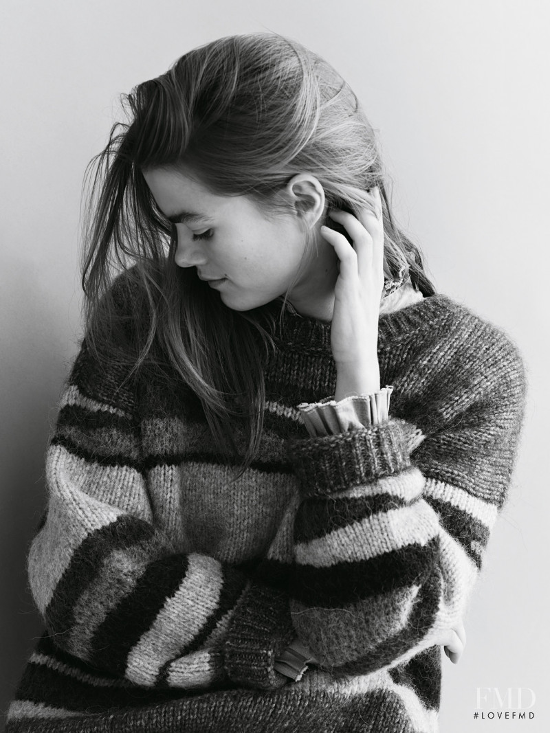 Mathilde Brandi featured in  the Closed lookbook for Autumn/Winter 2016