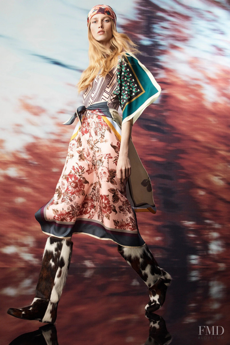 Rianne Van Rompaey featured in  the Zara advertisement for Autumn/Winter 2021