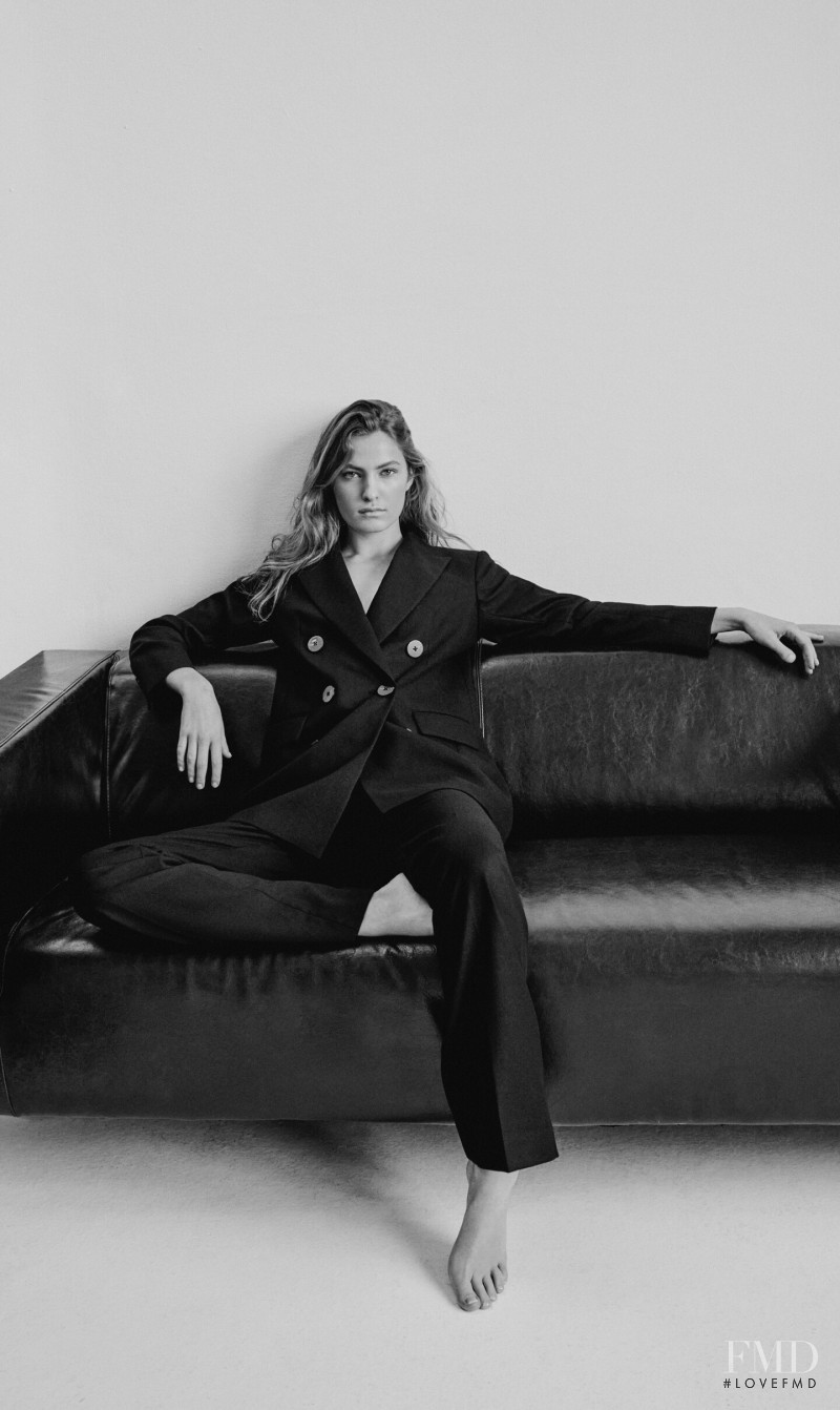 Felice Noordhoff featured in  the Massimo Dutti By Night advertisement for Holiday 2020