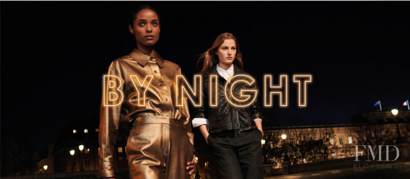 Felice Noordhoff featured in  the Massimo Dutti By Night advertisement for Holiday 2020