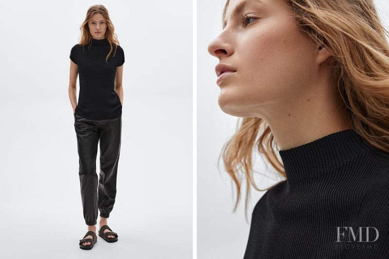 Felice Noordhoff featured in  the Massimo Dutti catalogue for Spring/Summer 2021