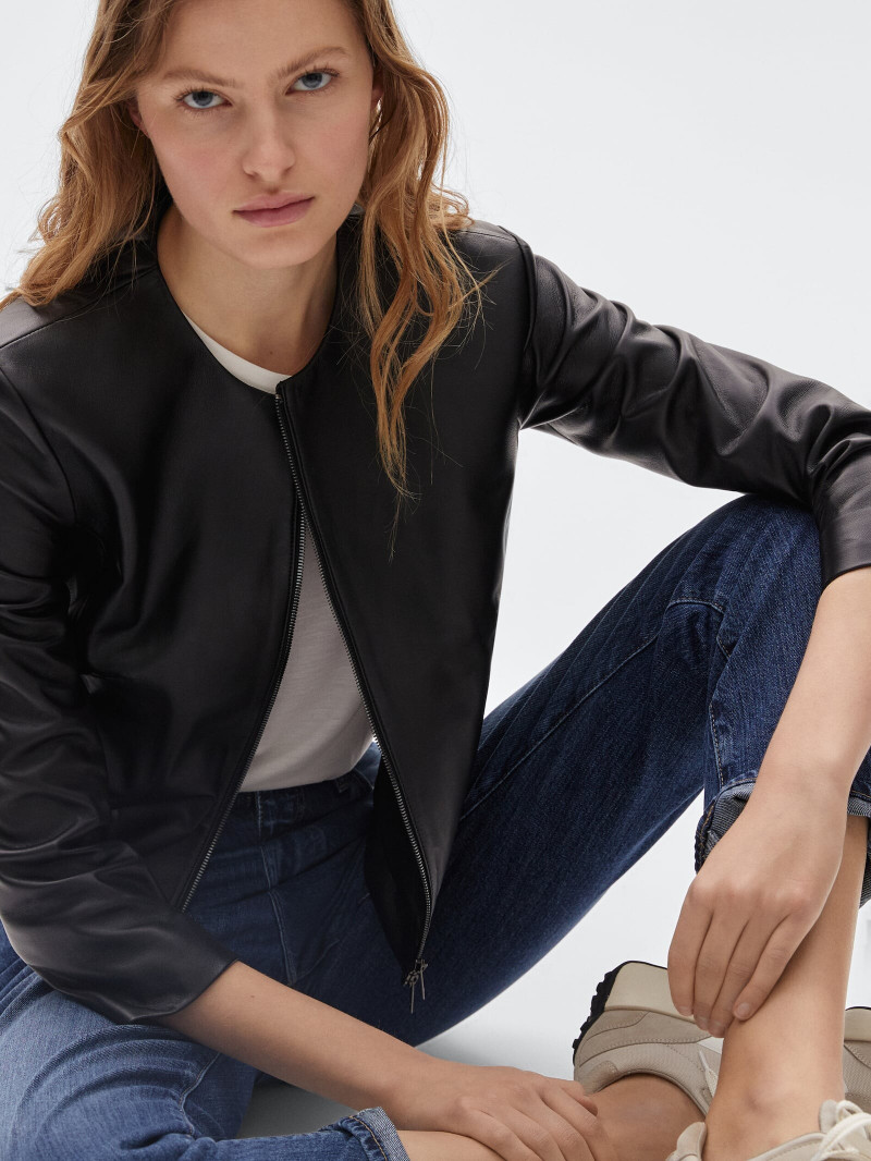 Felice Noordhoff featured in  the Massimo Dutti catalogue for Spring/Summer 2021