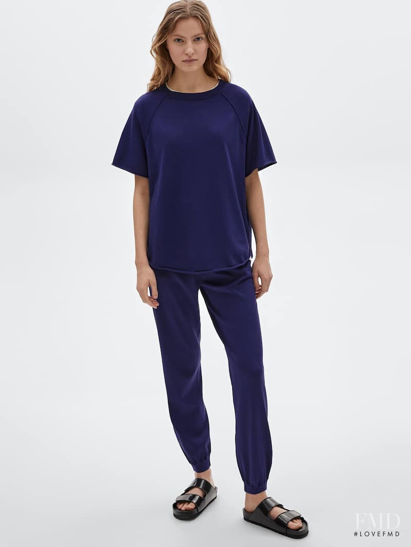 Felice Noordhoff featured in  the Massimo Dutti catalogue for Spring/Summer 2021