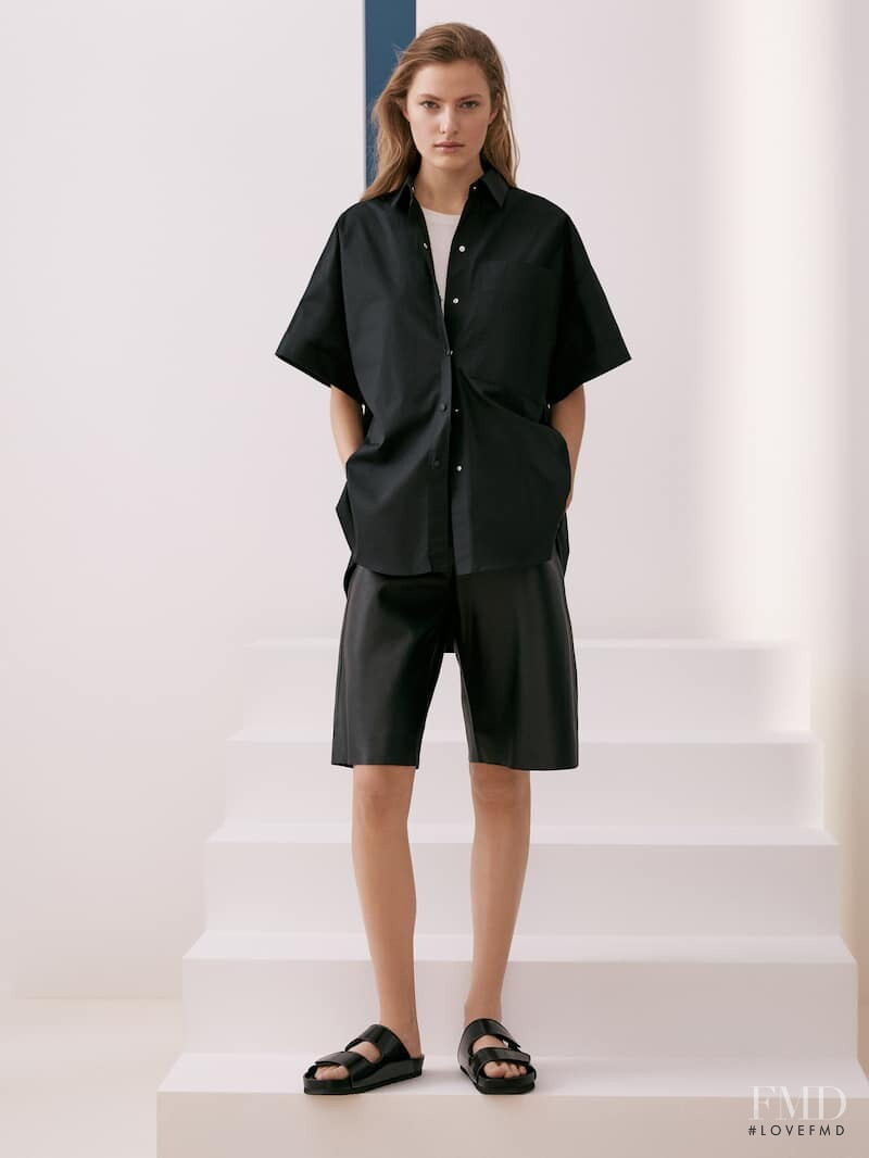 Felice Noordhoff featured in  the Massimo Dutti catalogue for Spring/Summer 2021