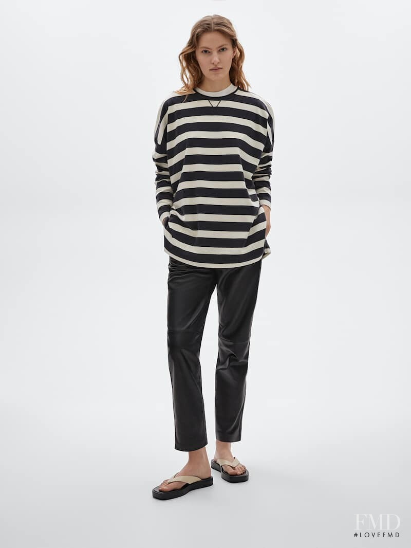 Felice Noordhoff featured in  the Massimo Dutti catalogue for Spring/Summer 2021