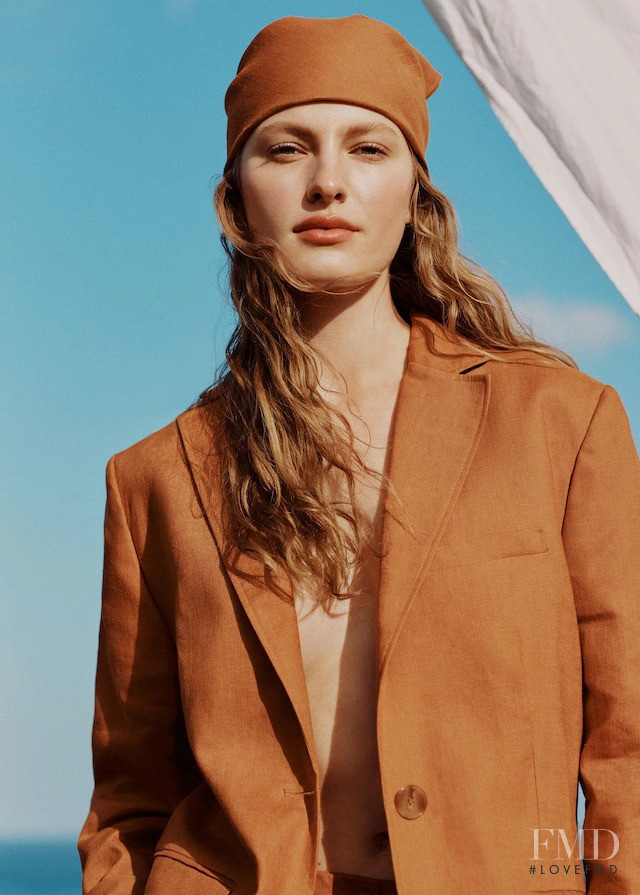 Felice Noordhoff featured in  the Mango Feeling Mother Earth  lookbook for Summer 2021