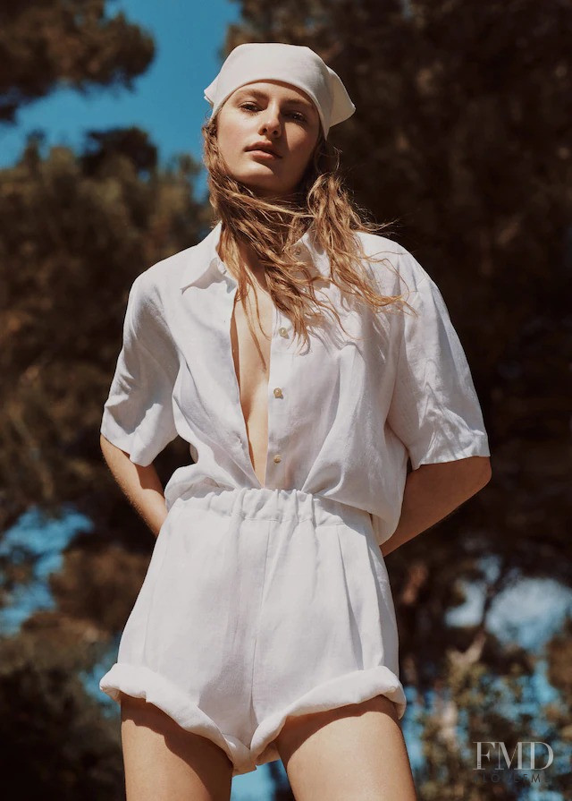 Felice Noordhoff featured in  the Mango Feeling Mother Earth  lookbook for Summer 2021