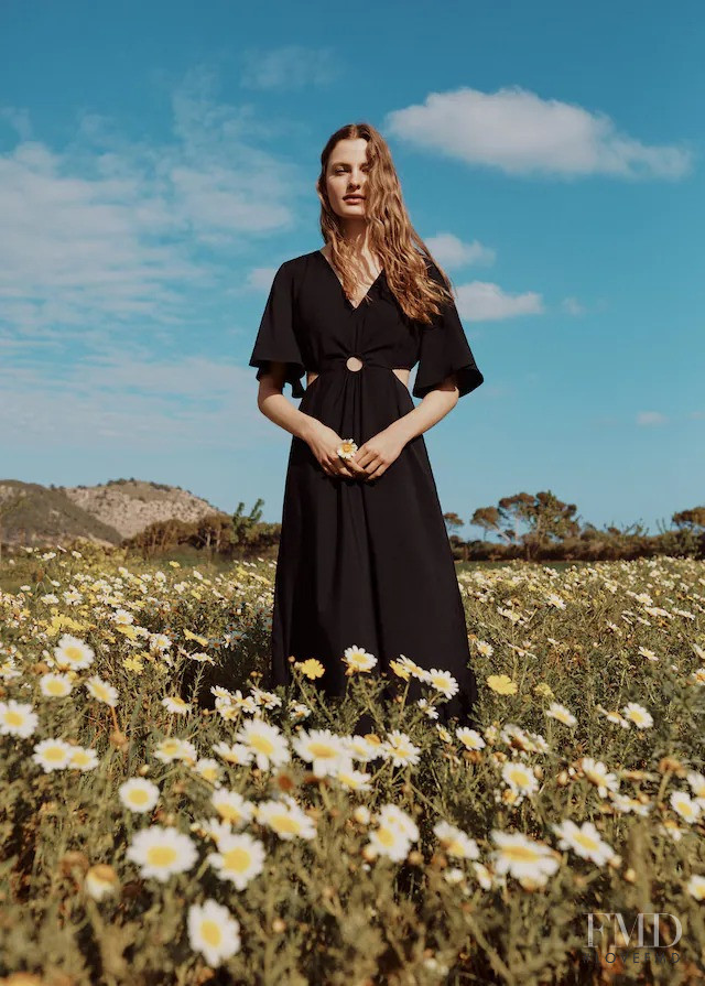 Felice Noordhoff featured in  the Mango Feeling Mother Earth  lookbook for Summer 2021