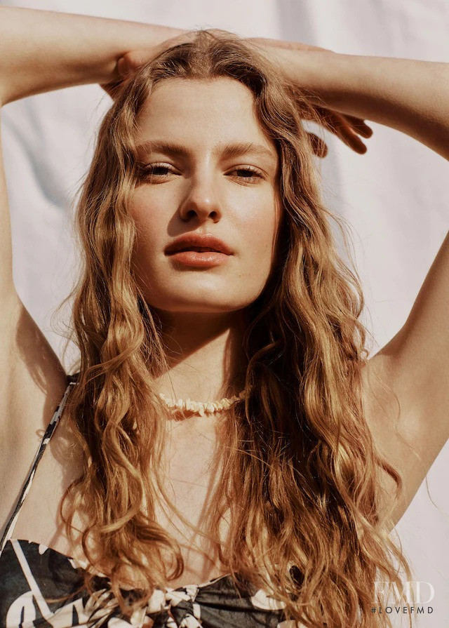 Felice Noordhoff featured in  the Mango Feeling Mother Earth  lookbook for Summer 2021