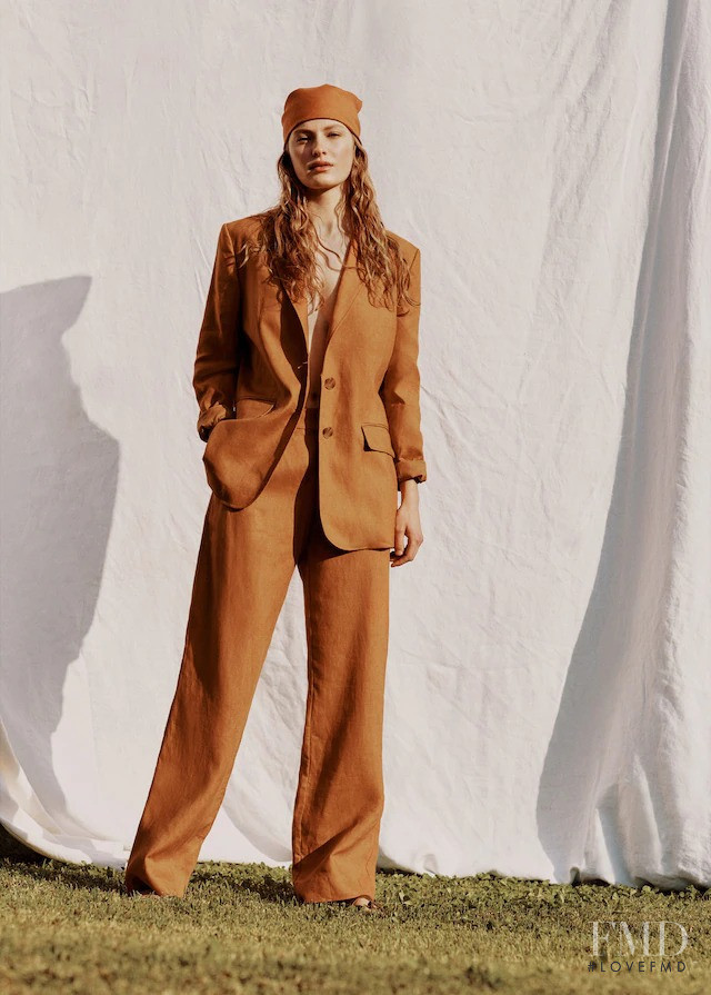 Felice Noordhoff featured in  the Mango Feeling Mother Earth  lookbook for Summer 2021