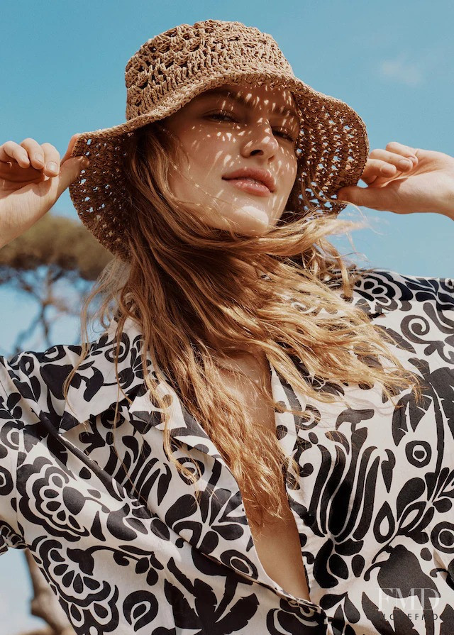 Felice Noordhoff featured in  the Mango Feeling Mother Earth  lookbook for Summer 2021