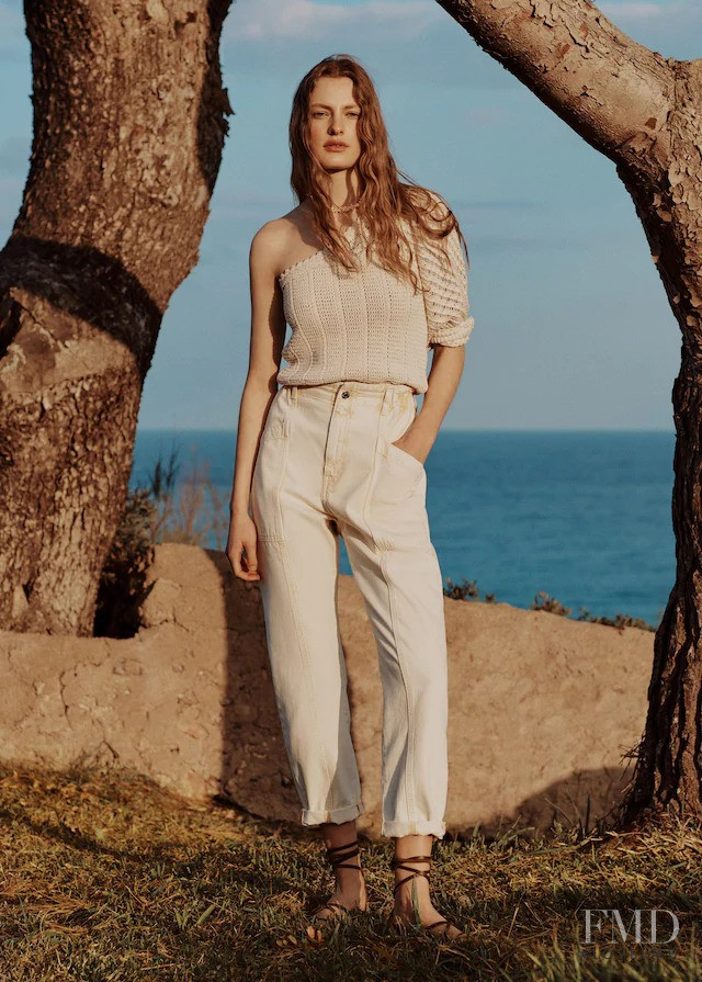 Felice Noordhoff featured in  the Mango Feeling Mother Earth  lookbook for Summer 2021