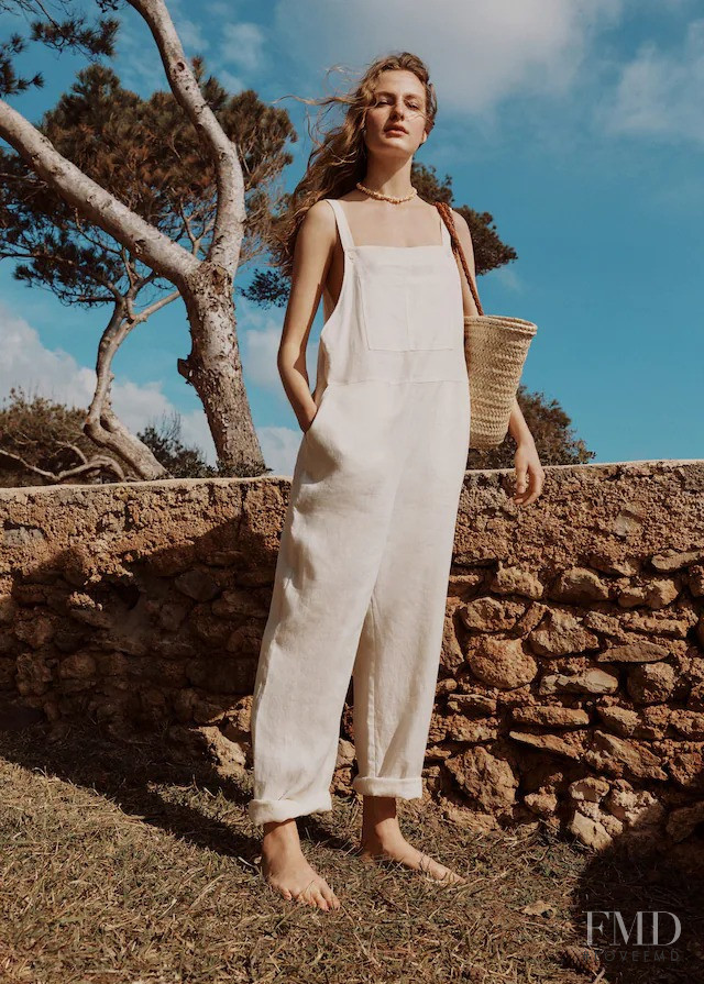 Felice Noordhoff featured in  the Mango Feeling Mother Earth  lookbook for Summer 2021