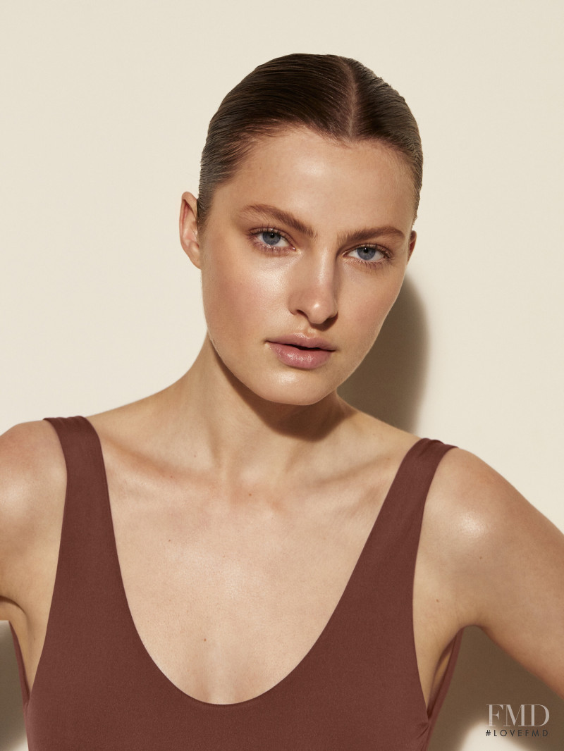 Felice Noordhoff featured in  the Massimo Dutti Match lookbook for Summer 2021