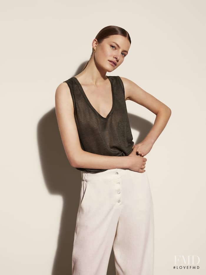 Felice Noordhoff featured in  the Massimo Dutti Match lookbook for Summer 2021