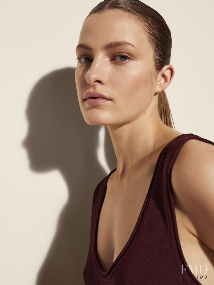 Felice Noordhoff featured in  the Massimo Dutti Match lookbook for Summer 2021
