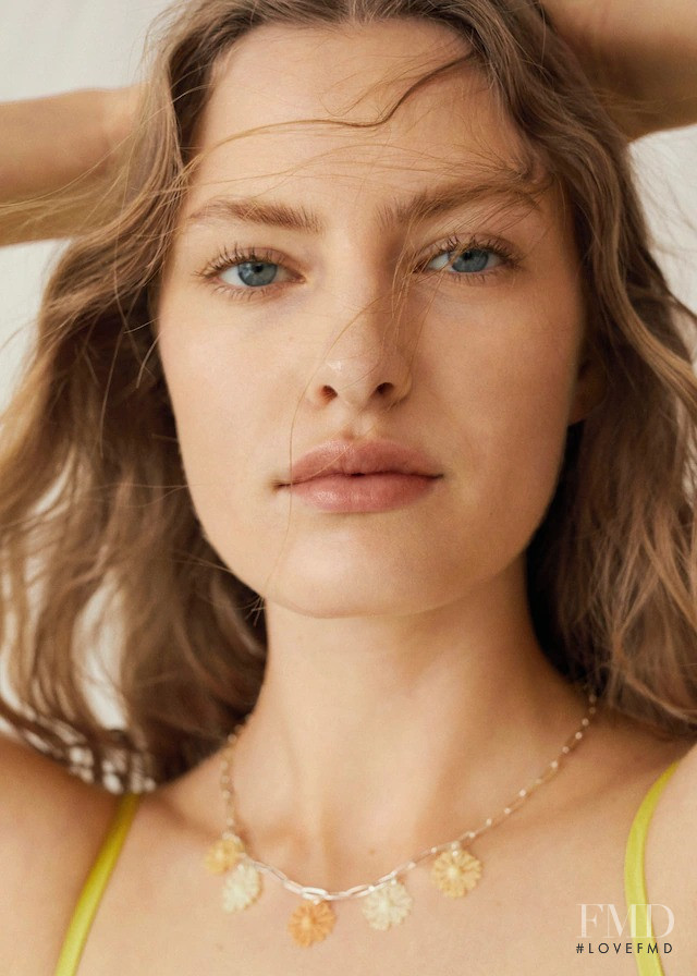 Felice Noordhoff featured in  the Mango lookbook for Summer 2021