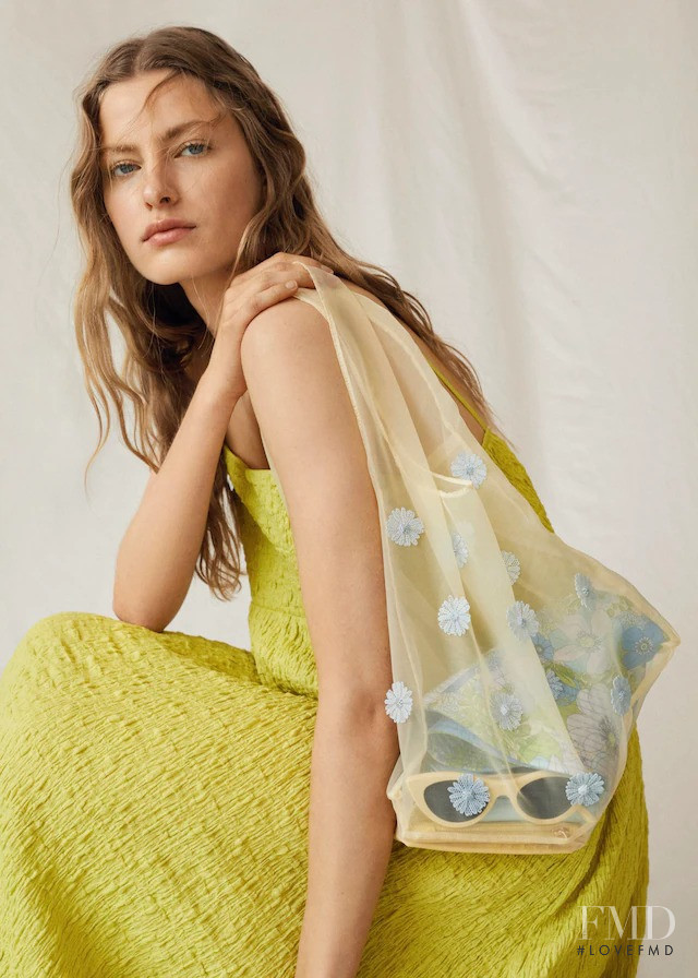 Felice Noordhoff featured in  the Mango lookbook for Summer 2021