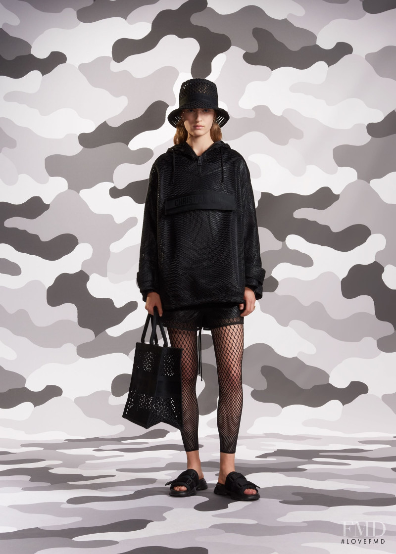 Felice Noordhoff featured in  the Christian Dior Capsule Collection lookbook for Resort 2021