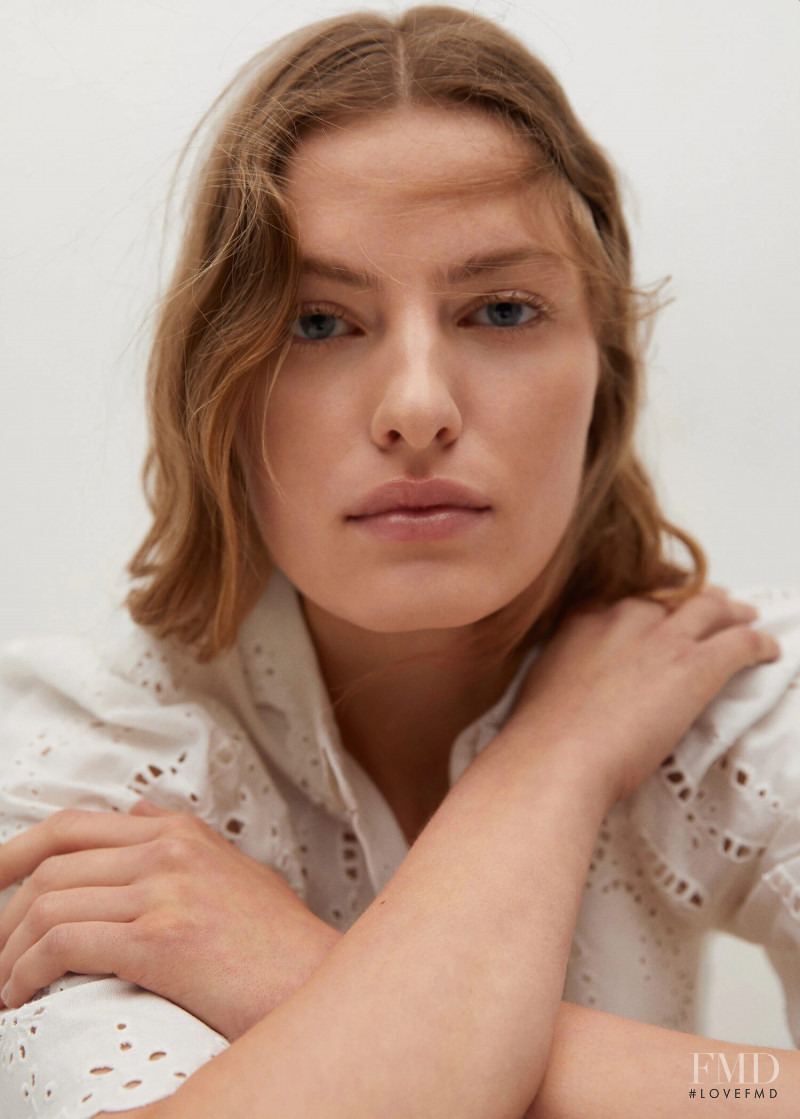 Felice Noordhoff featured in  the Mango catalogue for Autumn/Winter 2021