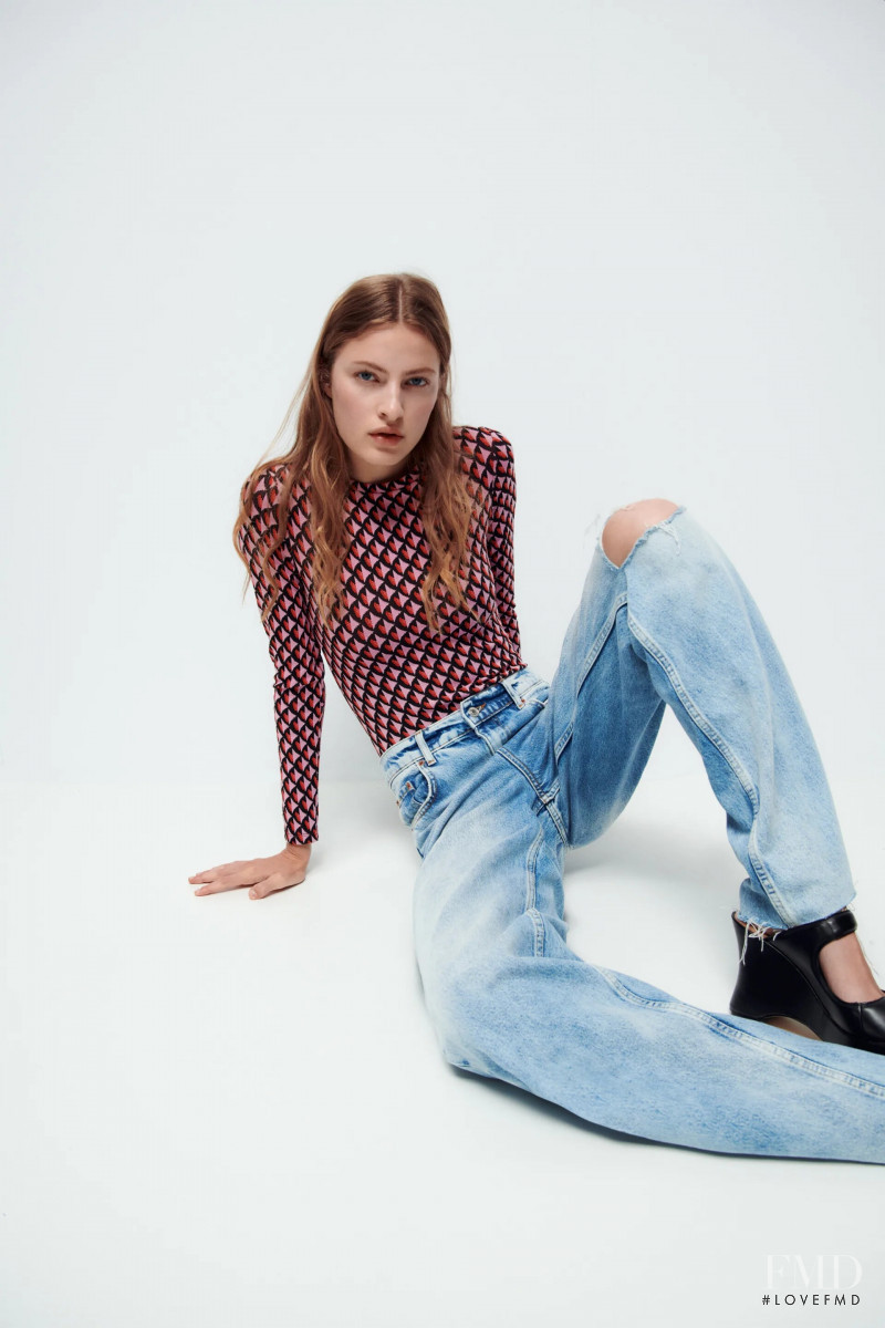 Felice Noordhoff featured in  the Zara catalogue for Autumn/Winter 2021