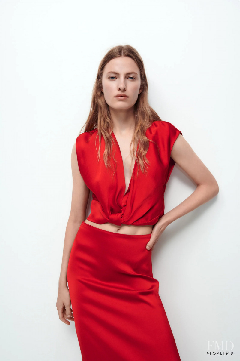 Felice Noordhoff featured in  the Zara catalogue for Autumn/Winter 2021