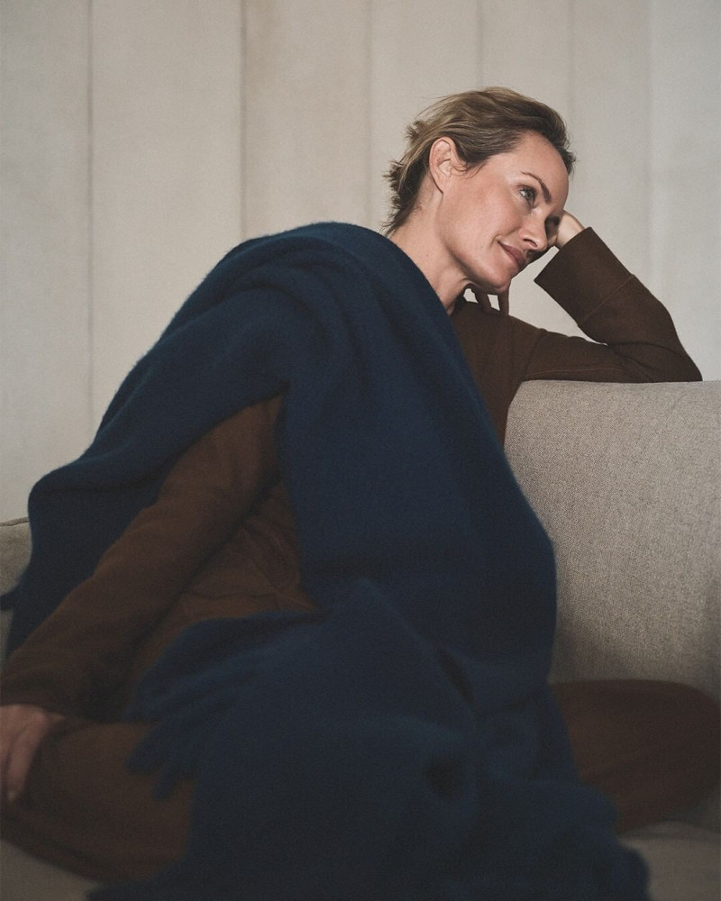 Amber Valletta featured in  the Loro Piana advertisement for Autumn/Winter 2021