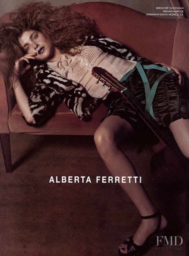 Alberta Ferretti advertisement for Autumn/Winter 2004