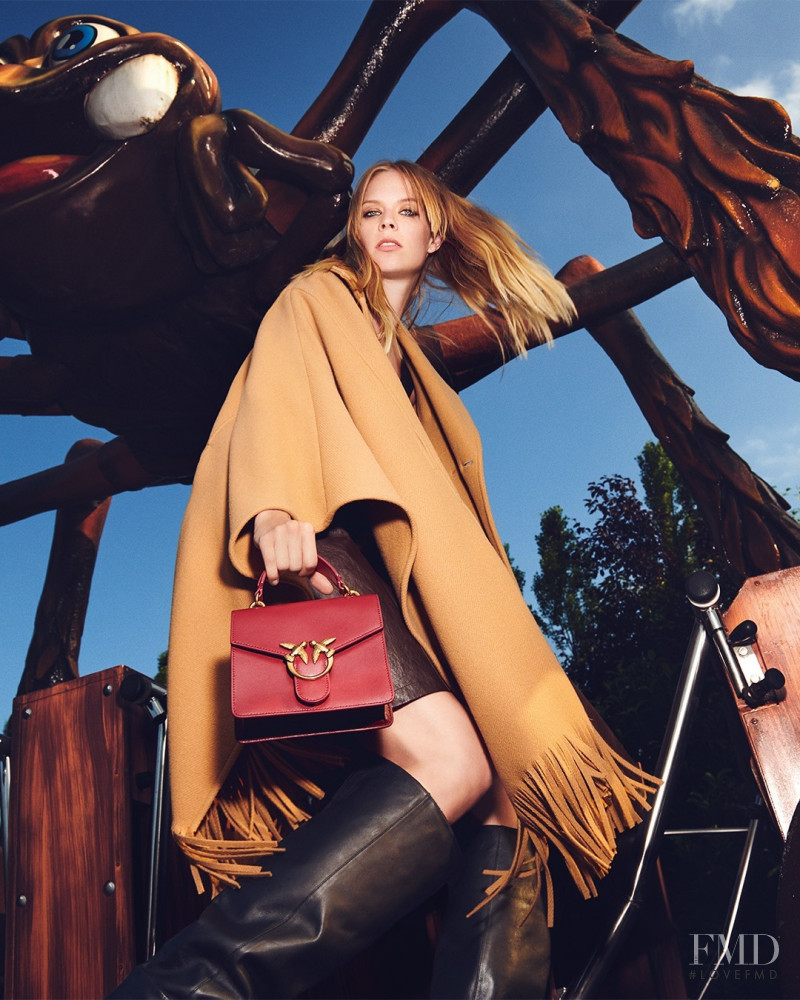 Lexi Boling featured in  the Pinko advertisement for Autumn/Winter 2021