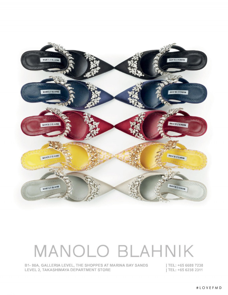 Manolo Blahnik advertisement for Autumn/Winter 2021