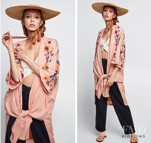 Moira Berntz featured in  the Zara catalogue for Spring/Summer 2019