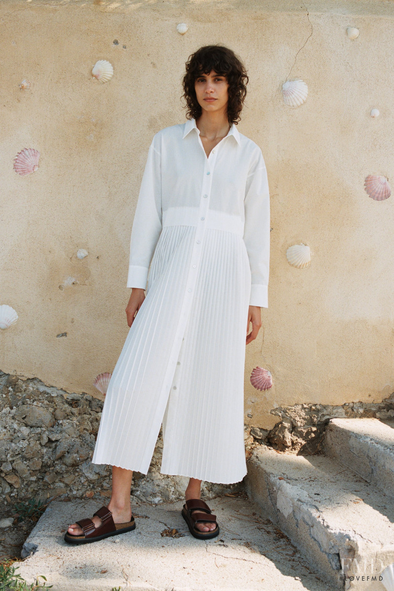 Mica Arganaraz featured in  the Zara lookbook for Pre-Fall 2020