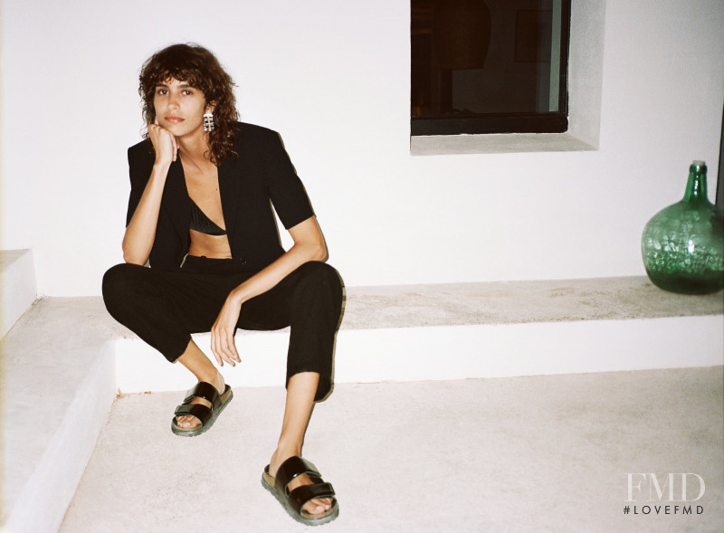 Mica Arganaraz featured in  the Zara lookbook for Pre-Fall 2020