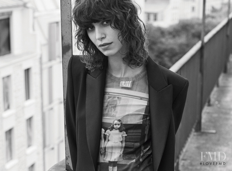 Mica Arganaraz featured in  the Zara lookbook for Winter 2020