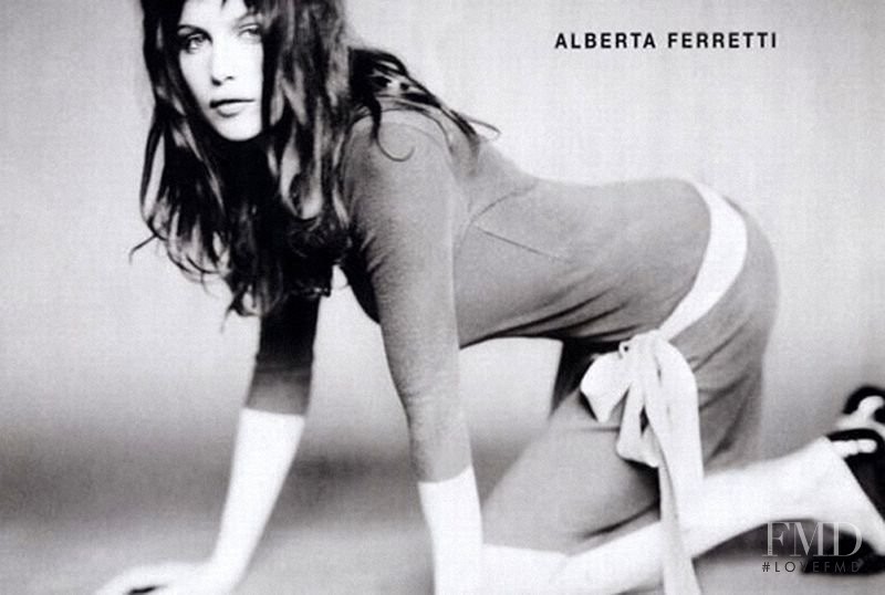 Laetitia Casta featured in  the Alberta Ferretti advertisement for Autumn/Winter 2003