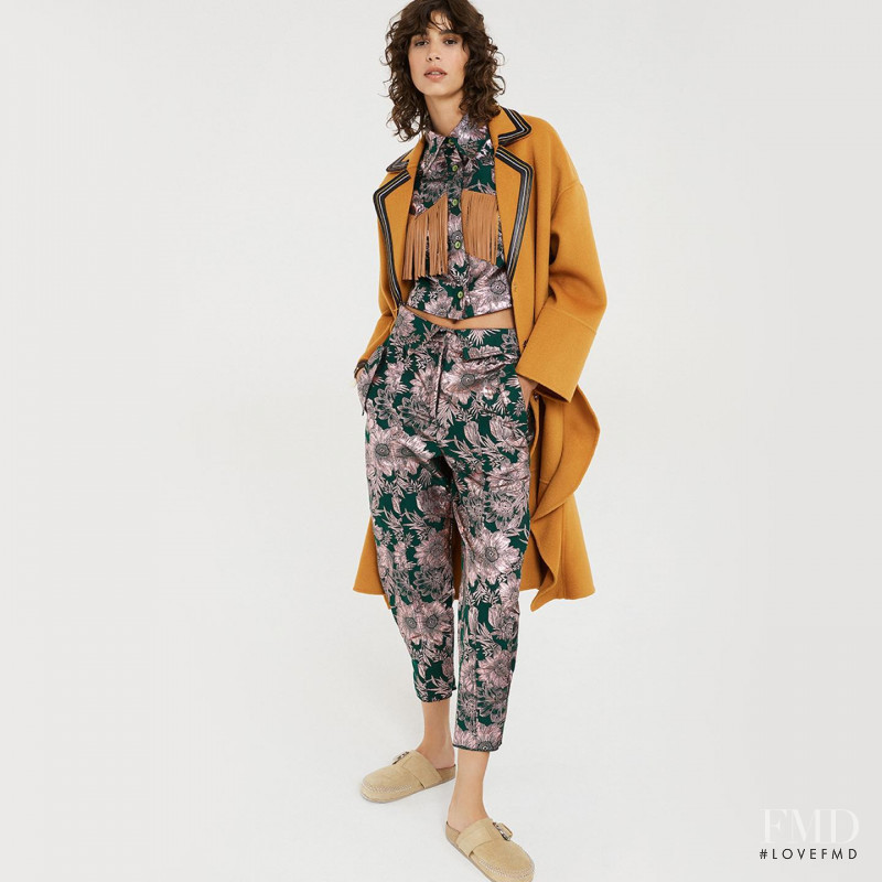 Mica Arganaraz featured in  the Jazmin Chebar advertisement for Autumn/Winter 2021