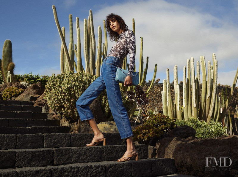 Mica Arganaraz featured in  the CCC lookbook for Spring/Summer 2021