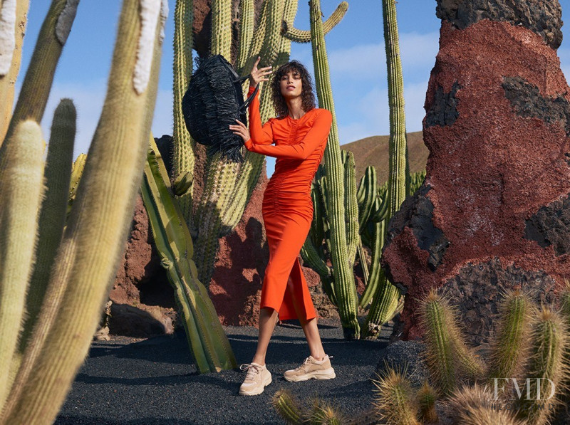 Mica Arganaraz featured in  the CCC lookbook for Spring/Summer 2021