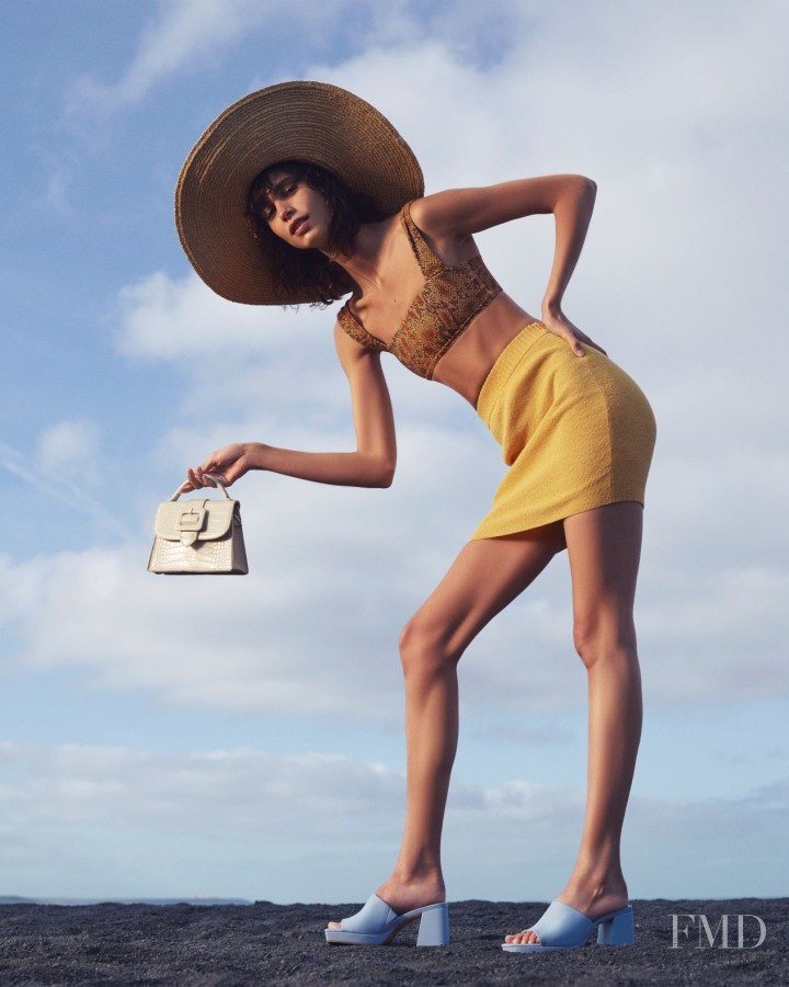 Mica Arganaraz featured in  the CCC lookbook for Spring/Summer 2021